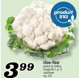 Marché Richelieu Chou-fleur | cauliflower offer