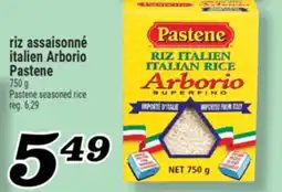 Marché Richelieu RIZ ASSAISONNÉ ITALIEN ARBORIO PASTENE | PASTENE SEASONED RICE offer