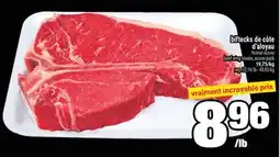 Super C biftecks de côte d'aloyau | beef wing steaks offer
