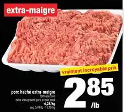 Super C porc haché extra-maigre | extra lean ground pork offer