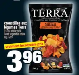 Super C croustilles aux légumes Terra | Terra vegetable chips offer