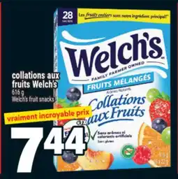 Super C collations aux fruits Welch's | Welch's fruit snacks offer