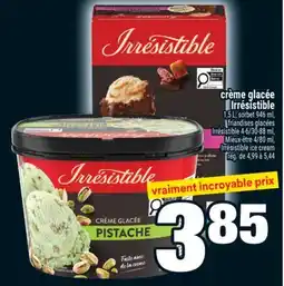 Super C crème glacée Irrésistible | Irrésistible ice cream offer