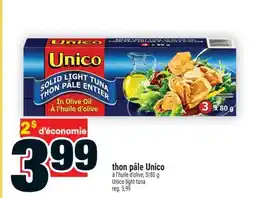 Super C thon pâle Unico | Unico light tuna offer