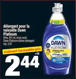 Super C détergent pour la vaisselle Dawn Platinum | Dawn Platinum dishes detergent offer