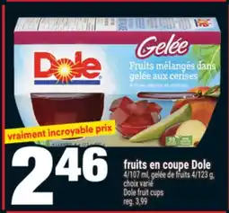 Super C fruits en coupe Dole | Dole fruit cups offer