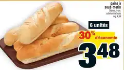 Super C pains à sous-marin | submarine buns blancs offer