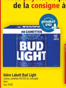Super C bière Labatt Bud Light offer