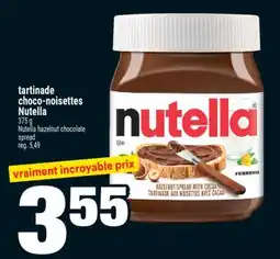 Super C tartinade choco-noisettes Nutella | Nutella hazelnut chocolate spread offer