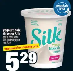 Super C yogourt noix de coco Silk | Silk coconut yogurt offer