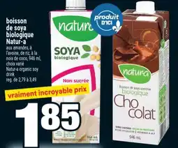 Super C boisson de soya biologique Natur-a | Natur-a organic soy drink offer