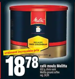 Super C café moulu Melitta | Melitta ground coffee offer