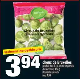 Super C Brussels Sprouts offer