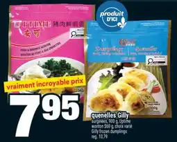 Super C quenelles Gilly | Gilly frozen dumplings offer