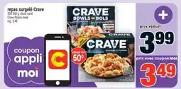 Super C repas surgelé Crave offer
