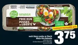 Super C oeufs blancs poules en liberté Mieux-être Naturalia | Life Smart Naturalia free run white eggs offer