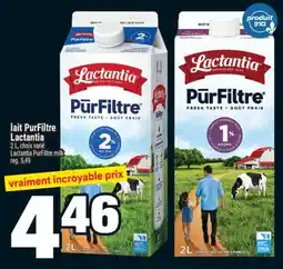 Super C lait PurFiltre Lactantia | Lactantia PurFiltre milk offer