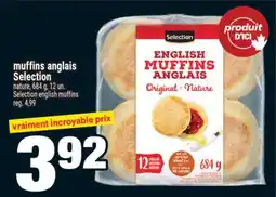 Super C muffins anglais Selection | Selection english muffins offer