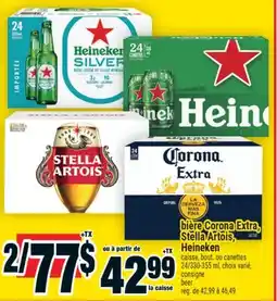 Super C bière Corona Extra, Stella Artois, Heineken | beer offer