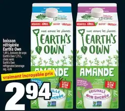 Super C boisson réfrigérée Earth's Own offer