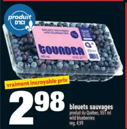 Super C bleuets sauvages | wild blueberries offer