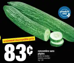 Super C seedless cucumber offer