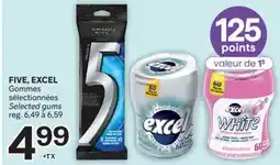 Brunet FIVE, EXCEL Gommes sélectionnées offer