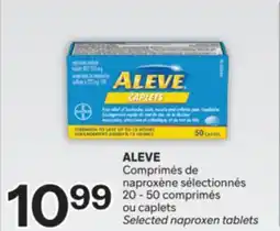 Brunet ALEVE Comprimés de naproxène sélectionnés offer