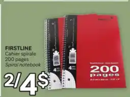 Brunet FIRSTLINE Cahier spirale offer
