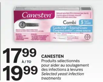 Brunet CANESTEN Produits sélectionnés pour aider au soulagement des infections à levures offer
