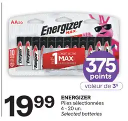 Brunet ENERGIZER Piles sélectionnées offer