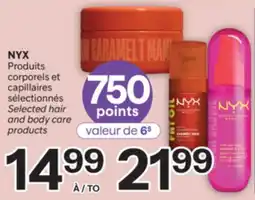 Brunet NYX Produits corporels et capillaires sélectionnés offer