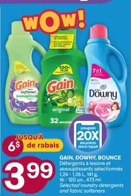 Brunet GAIN, DOWNY, BOUNCE Détergents à lessive et assouplissants sélectionnés offer