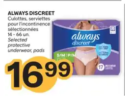 Brunet ALWAYS DISCREET Culottes, serviettes pour l'incontinence sélectionnées offer