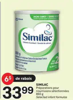Brunet SIMILAC Préparations pour nourrissons sélectionnées offer