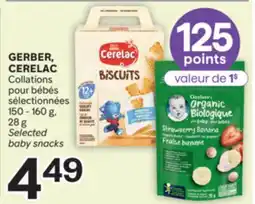 Brunet GERBER, CERELAC Collations pour bébés sélectionnées offer