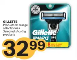 Brunet GILLETTE Produits de rasage sélectionnés offer