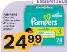 Brunet PAMPERS Couches sélectionnées offer