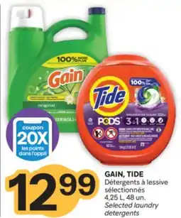 Brunet GAIN, TIDE Détergents à lessive sélectionnés offer