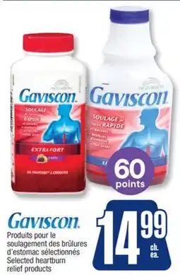 Jean Coutu GAVISCON Selected heartburn relief products offer