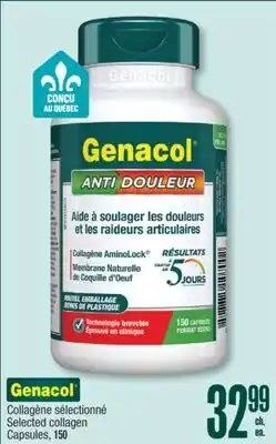 Jean Coutu GENACOL Selected collagen Capsules offer