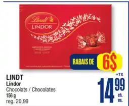 Jean Coutu LINDT Lindor Chocolates offer