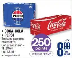 Jean Coutu COCA-COLA , PEPSI offer