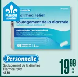 Jean Coutu Personnelle Diarrhea relief offer