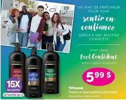 Jean Coutu TRESemmé Selected hair care products offer
