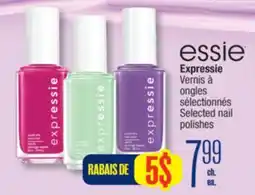 Jean Coutu essie Selected nail polishes offer