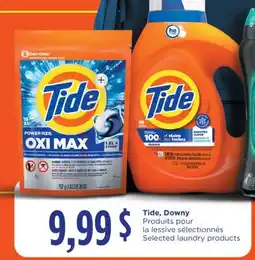 Jean Coutu TIDE, DOWNY Selected laundry products offer