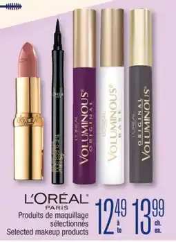 Jean Coutu LOREAL PARIS Selected makeup products offer