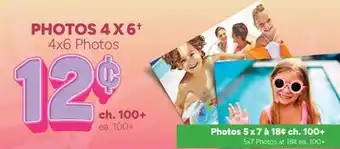 Jean Coutu PHOTOS 4 X 6† offer
