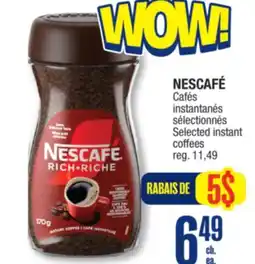 Jean Coutu NESCAFÉ Selected instant coffees offer